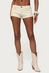 Jagger Low Rise Denim Shorts