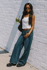 Raelynn Washed Low Rise Baggy Jeans