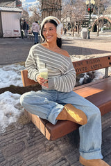 Mika Off Shoulder Oversized Sweater