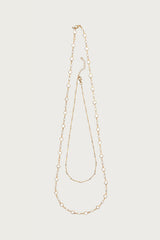 Faux Crystal Cascading Necklace Set