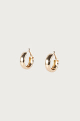 Lux Wide Hoop Earrings