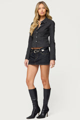 Ilia Polka Dot Button Up Shirt