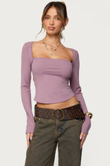 Polly Lacey Tie Back Top