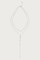 Stone Layered Cascading Necklace