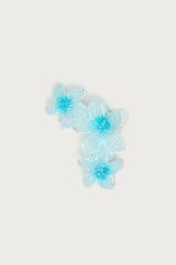 Faux Crystal Flower Hair Clip