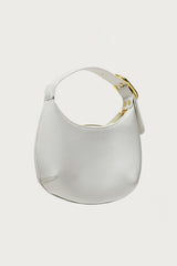 Buckle Strap Faux Leather Bag