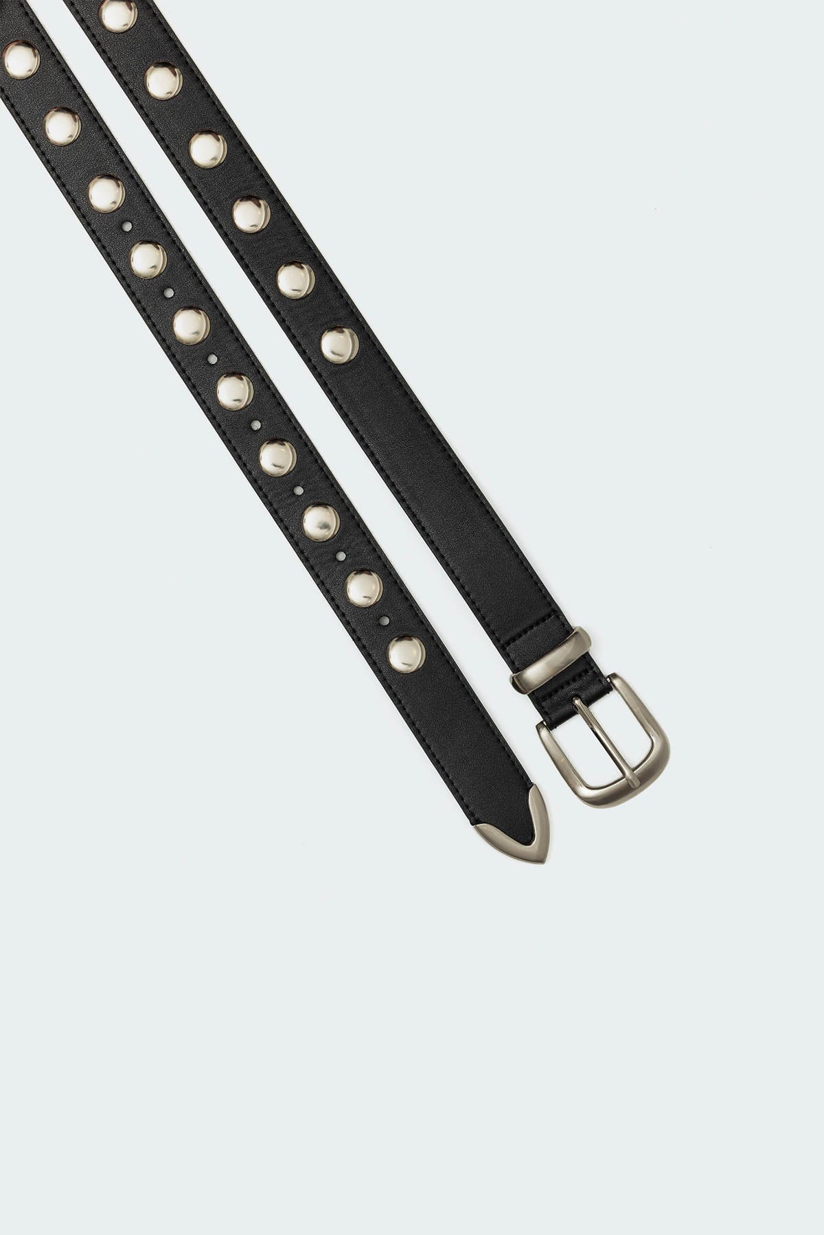 Big Stud Faux Leather Belt