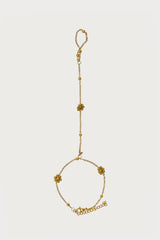 Flower & Bead Hand Chain