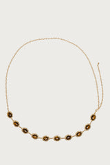 Textured Pendant Belly Chain