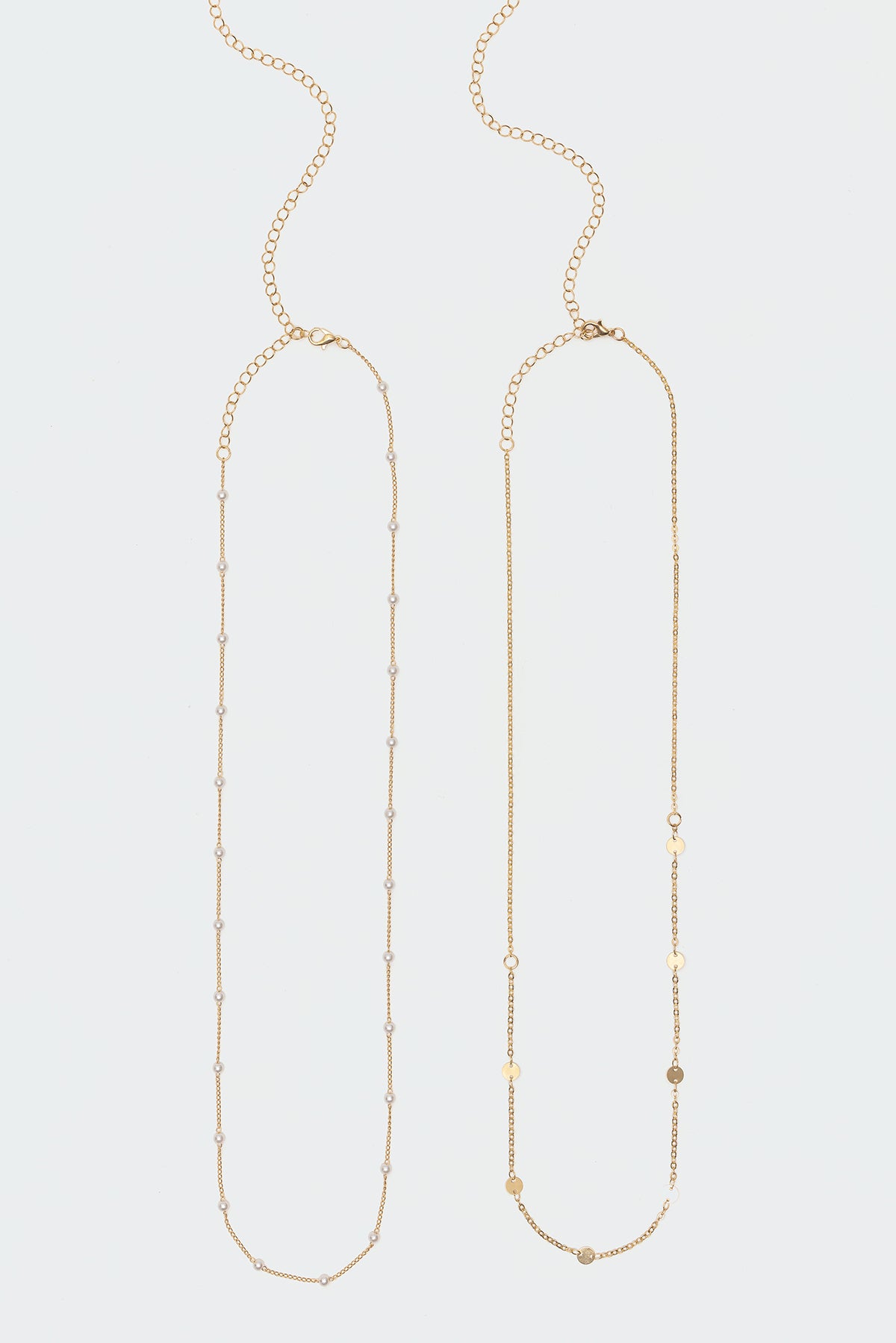 Pearly Double Belly Chain