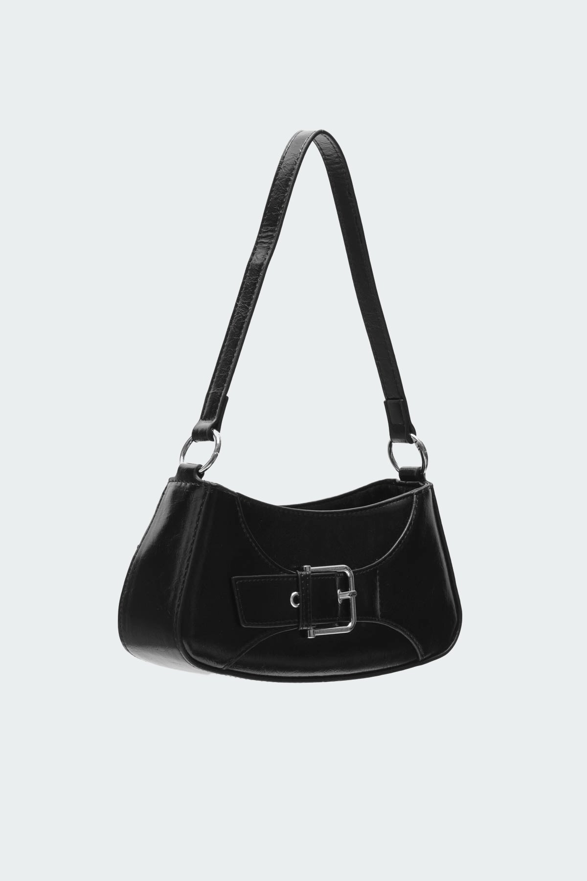 Buckle Up Faux Leather Bag