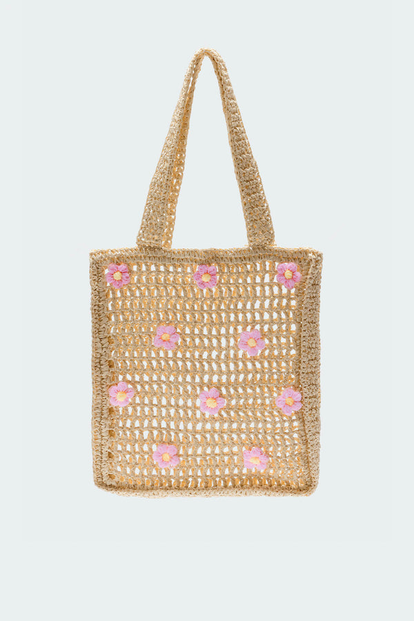 Oopsy Daisy Crochet Tote Bag