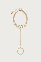 Dazzled Rhinestone Layered Handchain