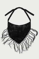 Floral Fringed Waist Scarf