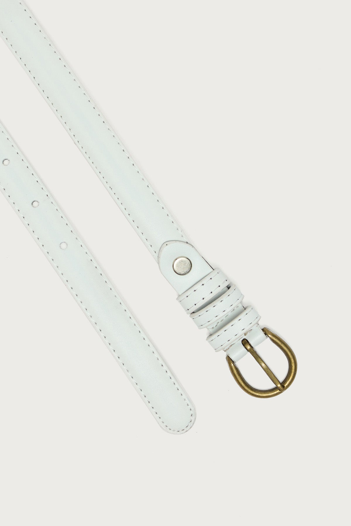 Goldey Faux Leather Belt