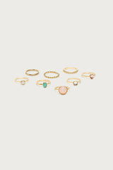 Dainty Gemstone Ring Pack