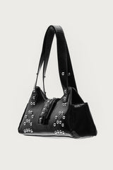 Studded Faux Leather Bag