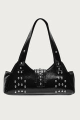 Studded Faux Leather Bag