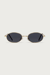Naomie Oval Metal Sunglasses