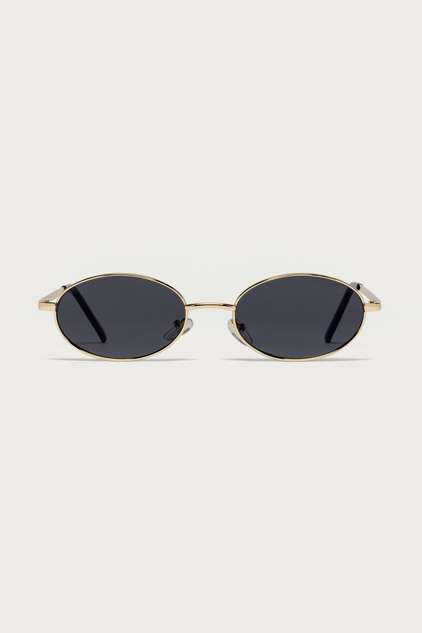 Naomie Oval Metal Sunglasses