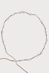 Faux Pearl Cord Belt