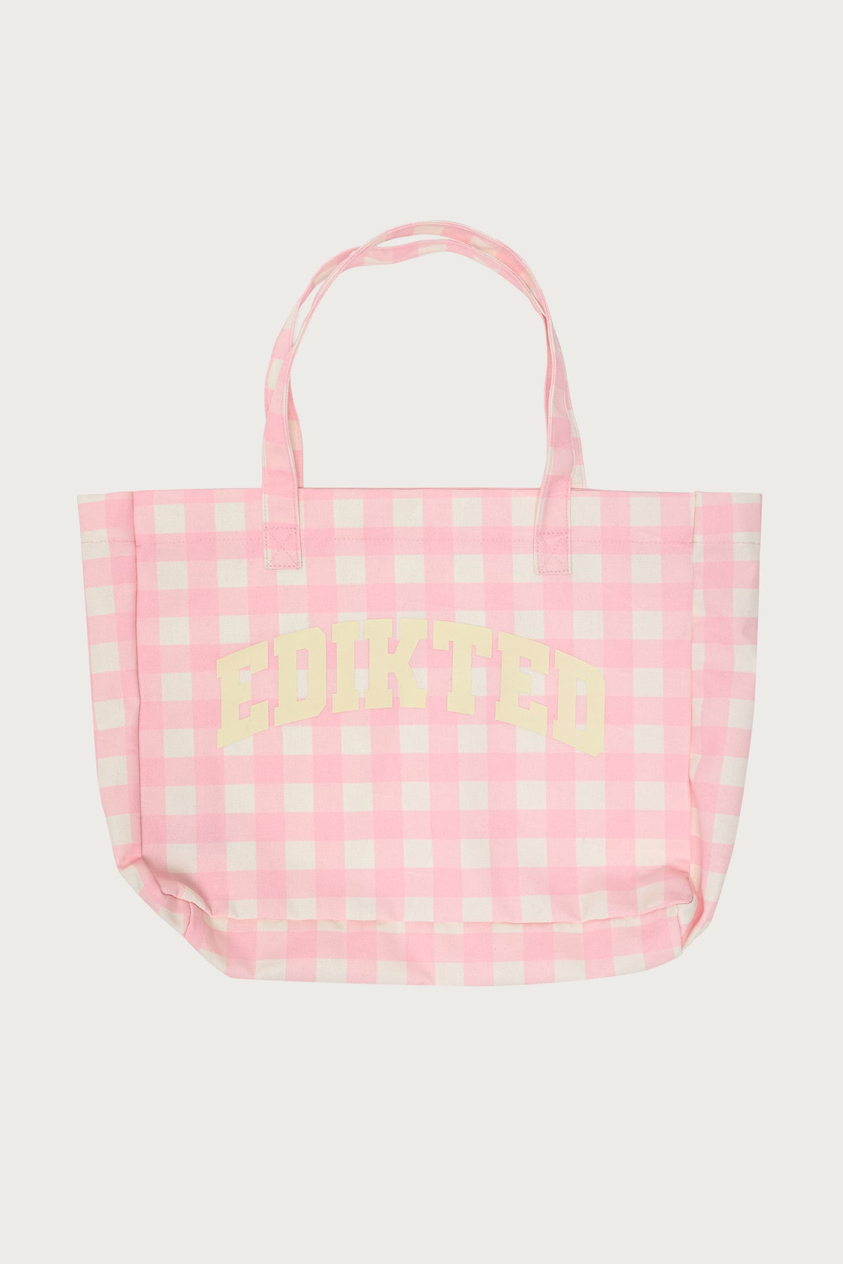Edikted Gingham Tote Bag