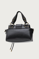 Vintage Hardware Faux Leather Bag