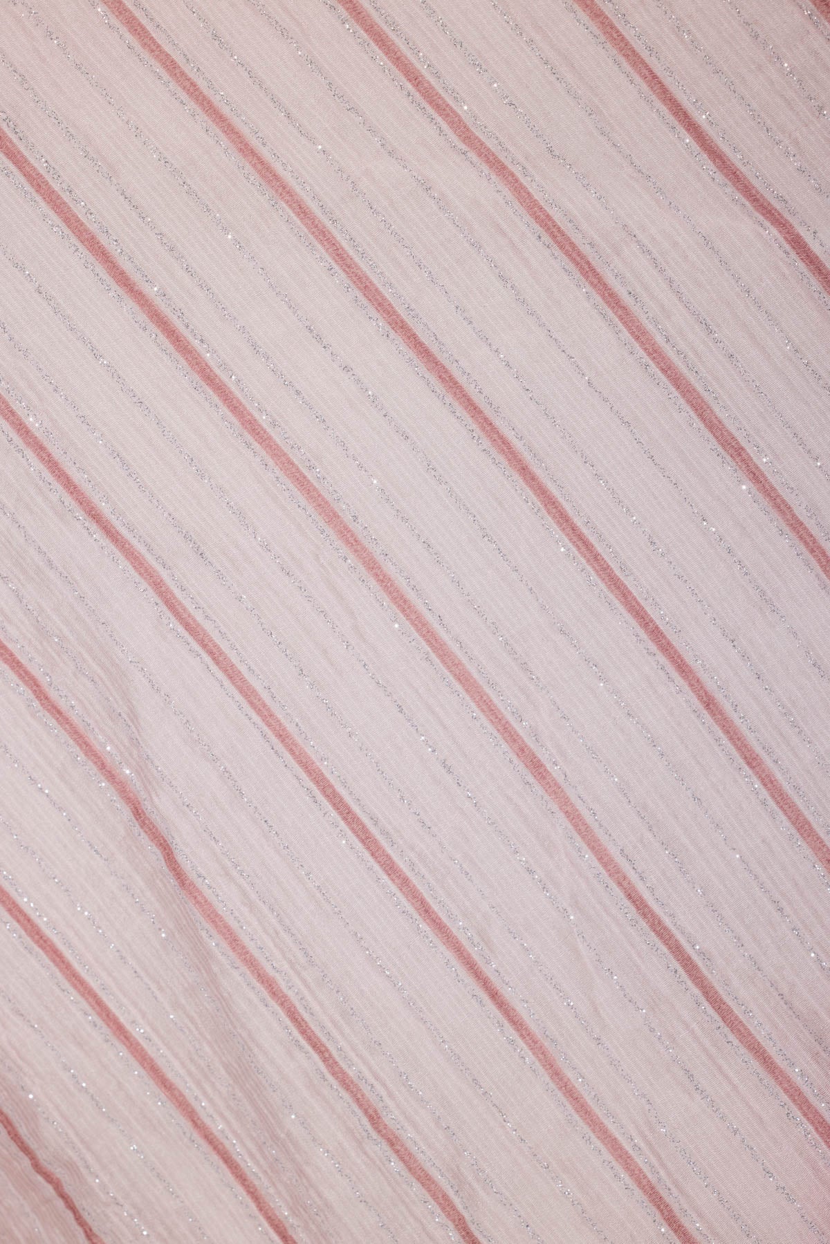 Stripey Metallic Cowl Neck Halter Top