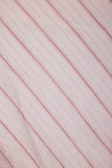 Stripey Metallic Cowl Neck Halter Top