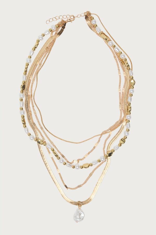 Pearly Necklace Set