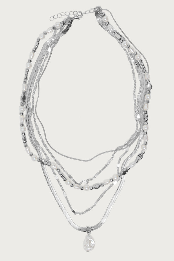 Pearly Necklace Set