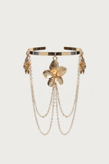 Tropical Flower Chain Arm Cuff