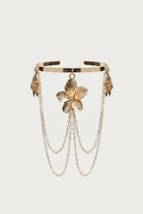 Tropical Flower Chain Arm Cuff