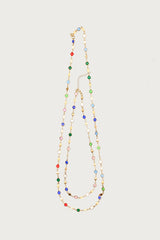 Cascading Gemstone Necklace Set