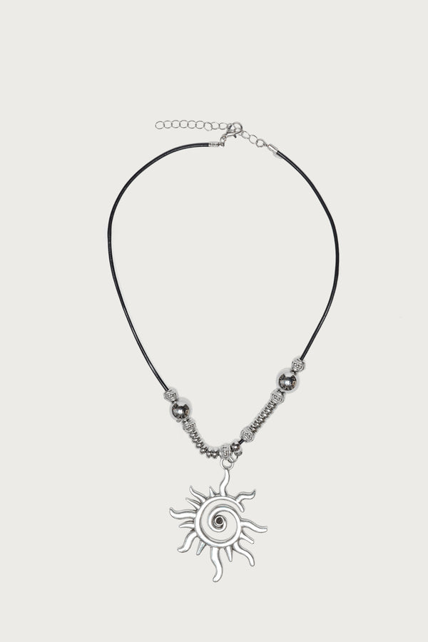 Bead Sun Cord Necklace