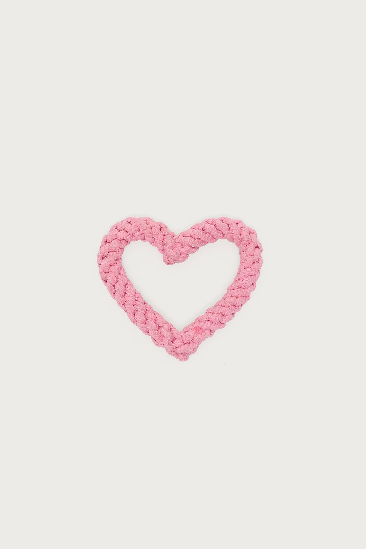 Fetching Heart Rope Toy