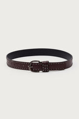Studded Faux Leather Belt