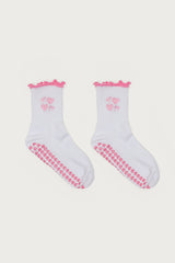 Heart & Bow Pilates Socks