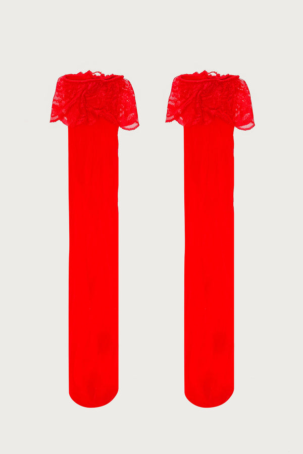 Showtime Lacey Knee High Socks