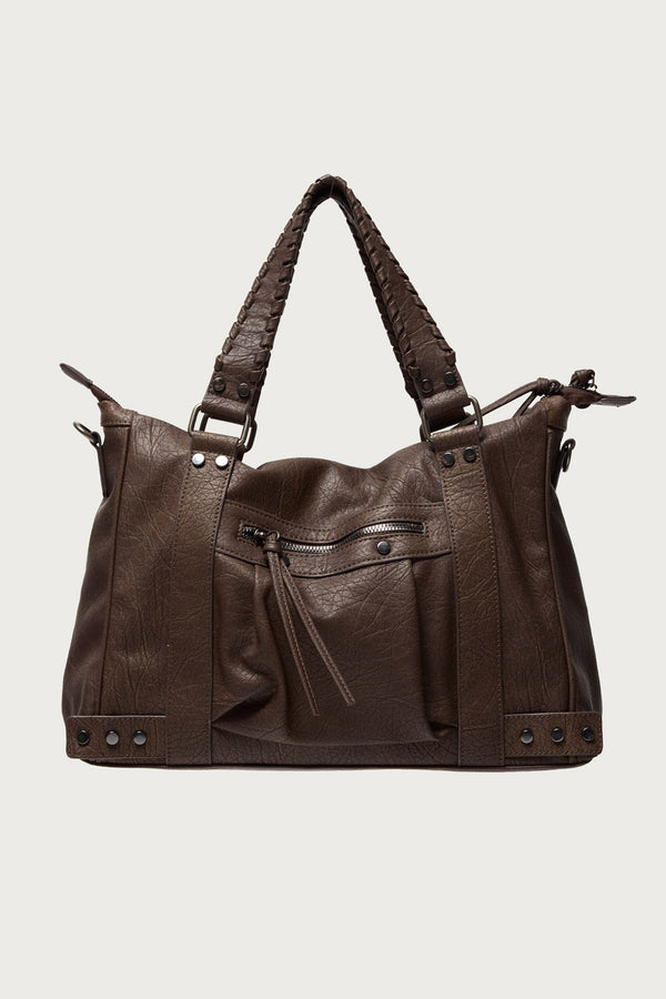 Oliviah Stud Faux Leather Bag