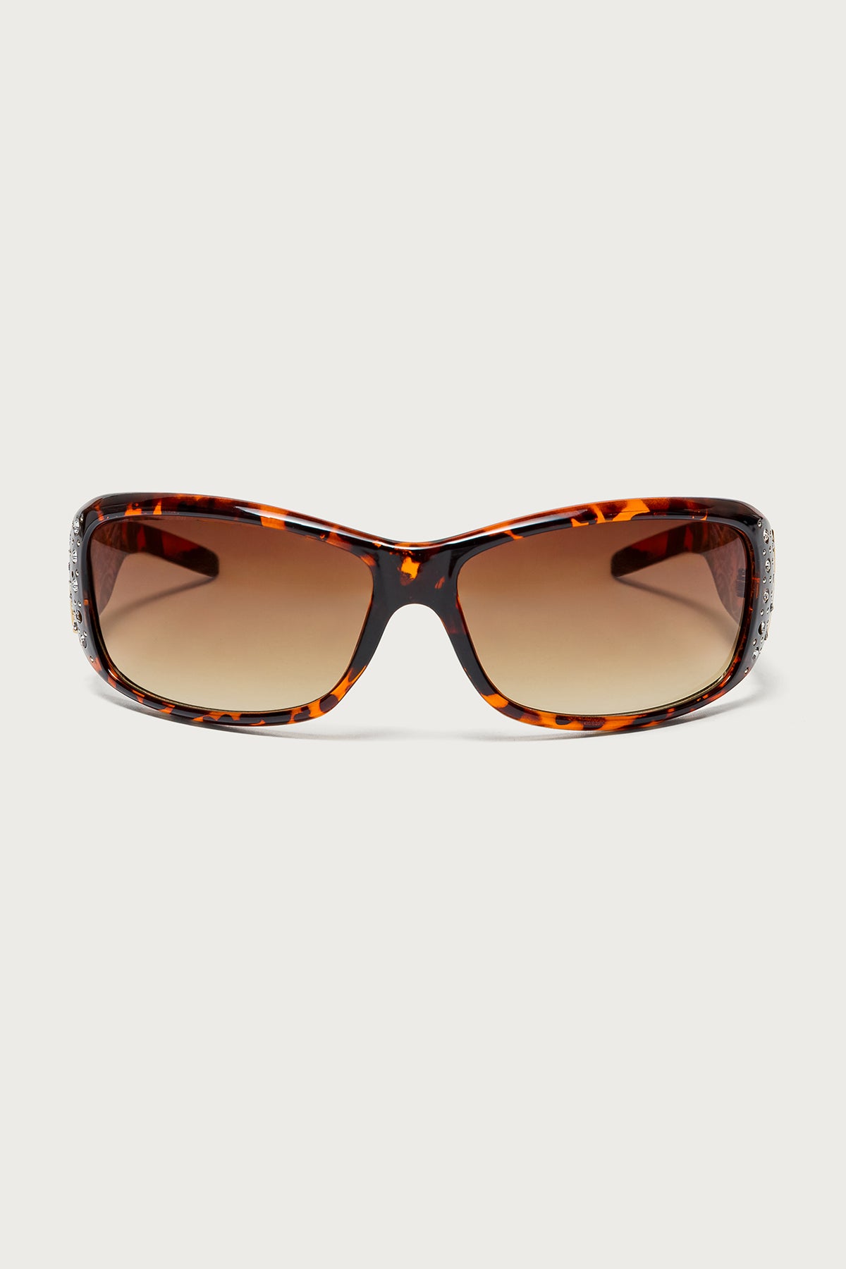 Buse Tortoise And Rhinestone Sunglasses