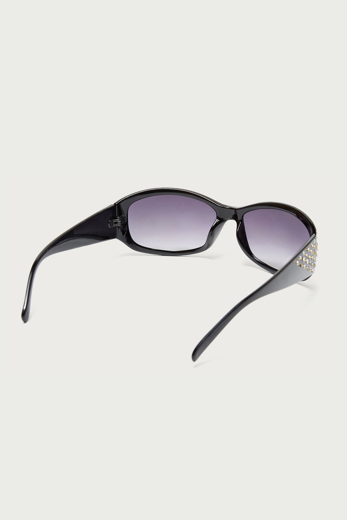 Daze Rhinestone Square Sunglasses