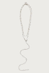 Faux Crystal Cascading Necklace Set