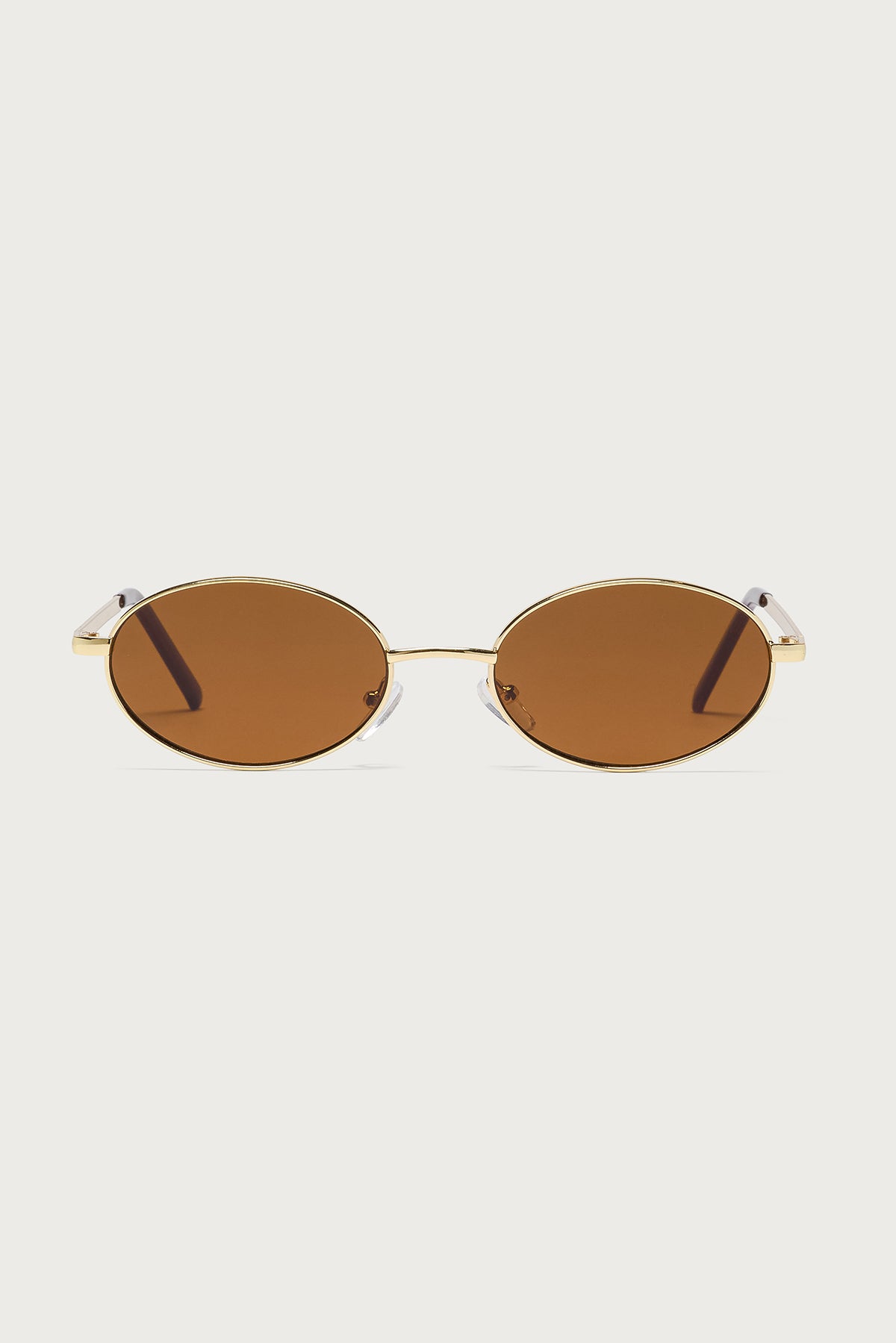Naomie Oval Metal Sunglasses