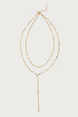 Cascading Disc Chain Necklace Set