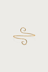 Spiral Twisted Arm Cuff