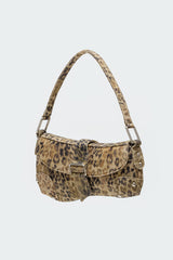 Leopard Asymmetric Bag