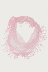 Sparkle Floral Sheer Lace Waist Scarf
