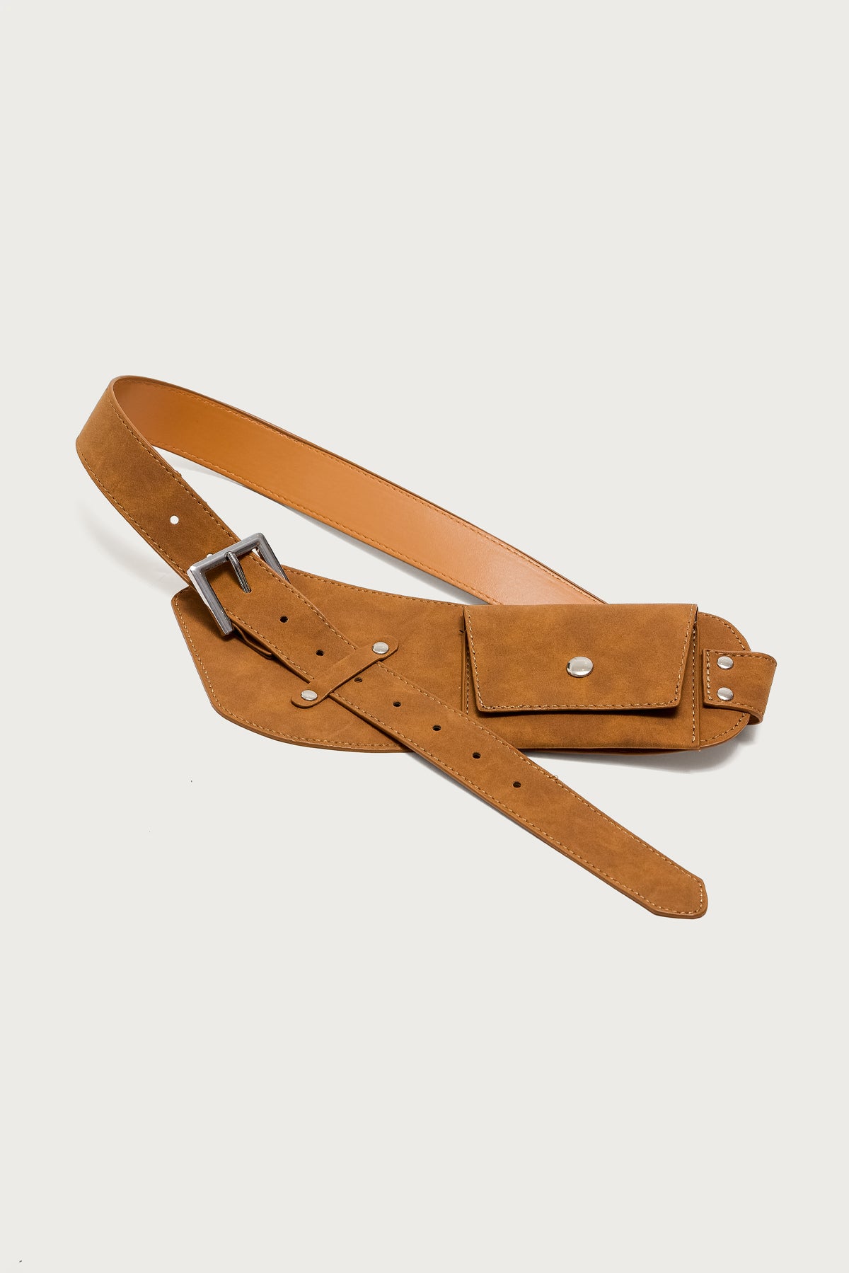 Faux Suede Utility Belt
