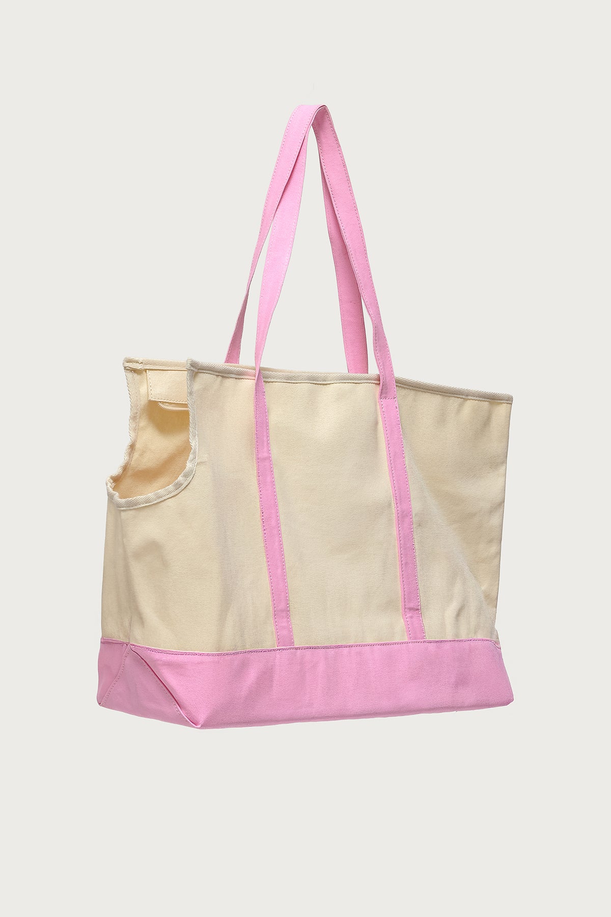 Contrast Pet Carrier Tote Bag